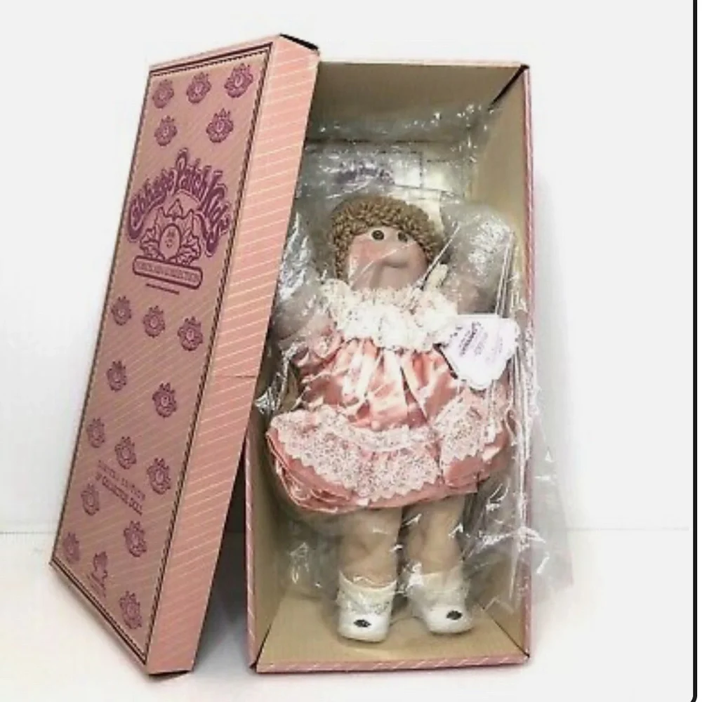 1984 Applause Cabbage Patch Kids 16" Porcelain Doll Jessica Louise Original Box💖 - Picture 1 of 16